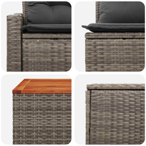 VidaXL Zestaw Sof 6 szt. Szary i ciemnoszary