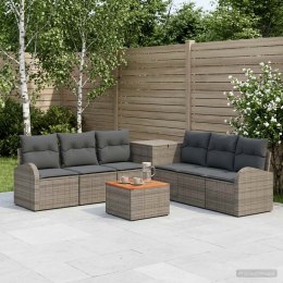 VidaXL Zestaw Sof 8 szt. Szary i ciemnoszary