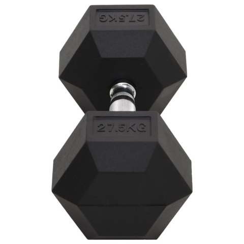 VidaXL Hantel, 27,5 kg, żeliwo