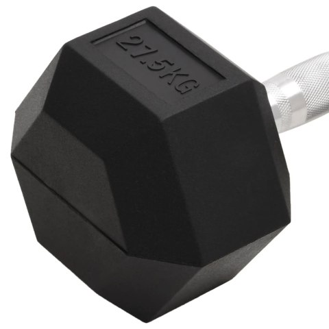 VidaXL Hantel, 27,5 kg, żeliwo