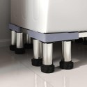 VidaXL Podstawa pod pralkę Szary 67 x 67 x 21,5 cm Stal nierdzewna
