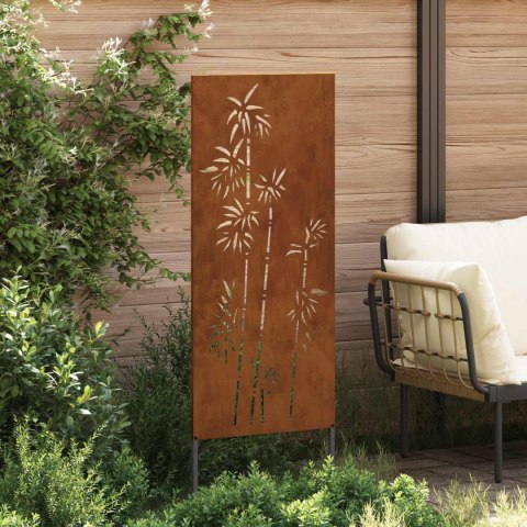 VidaXL Ekran zapewniający prywatność w ogrodzie Rdzawy 50 x 140 cm