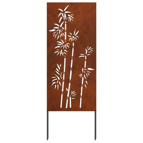 VidaXL Ekran zapewniający prywatność w ogrodzie Rdzawy 50 x 140 cm