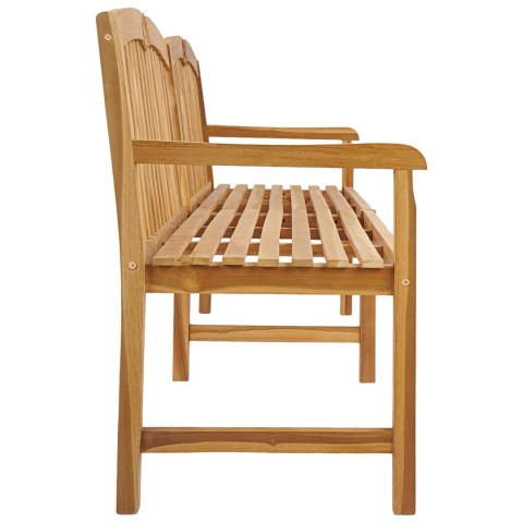 VidaXL Ręcznie rzeźbiona ławka różana 228 x 61 x 94,5 cm naturalny