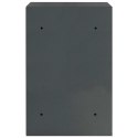 VidaXL Sejf cyfrowy Z blokadą ciemno szary 40 x 35 x 60 cm Stal