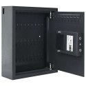 VidaXL Sejf cyfrowy Z blokadą ciemnoszary 30 x 10 x 36,5 cm Stal