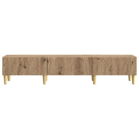 VidaXL Szafka pod telewizor 147 x 34,5 x 30 cm Dąb artisan