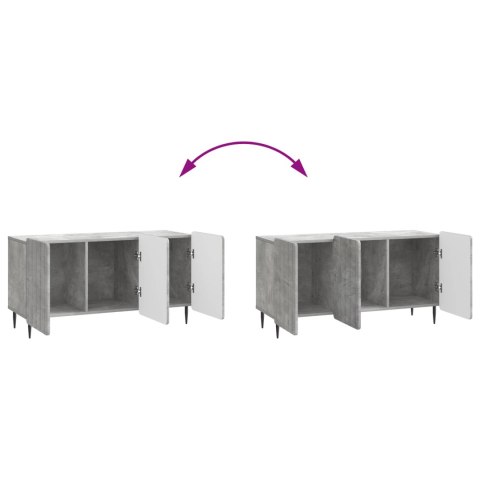 VidaXL Szafka pod telewizor 99 x 34,5 x 52 cm Betonowy szary