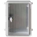 VidaXL Szafka sterownicza Szary 28 x 13 x 28 cm Plastik ABS