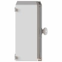 VidaXL Szafka sterownicza Szary 28 x 13 x 28 cm Plastik ABS