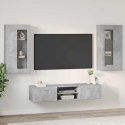 VidaXL Zestaw szafek RTV FLORIN 3 szt. Betonowy szary