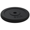 VidaXL Obciążnik 20 kg, żeliwny