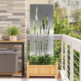 VidaXL Ekran zapewniający prywatność w ogrodzie Srebrny 50 x 140 cm