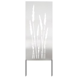 VidaXL Ekran zapewniający prywatność w ogrodzie Srebrny 50 x 140 cm