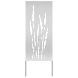 VidaXL Ekran zapewniający prywatność w ogrodzie Srebrny 50 x 140 cm