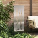 VidaXL Ekran zapewniający prywatność w ogrodzie Srebrny 50 x 140 cm