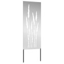 VidaXL Ekran zapewniający prywatność w ogrodzie Srebrny 50 x 140 cm