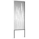 VidaXL Ekran zapewniający prywatność w ogrodzie Srebrny 50 x 140 cm