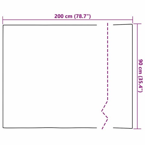VidaXL Lustro samoprzylepne 90 x 200 cm 2 szt. srebrny PET