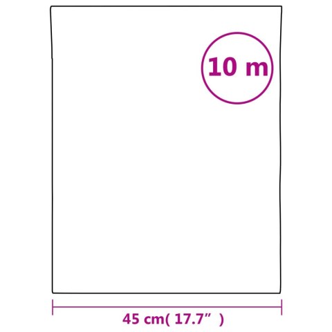 VidaXL Folia okienna, matowa, biała, 45x1000 cm, PVC