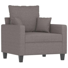 VidaXL Fotel, taupe, 60 cm, obity tkaniną