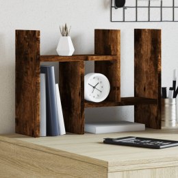 VidaXL Organizer na biurko, przydymiony dąb, 34,5x15,5x35,5 cm