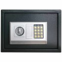 VidaXL Sejf cyfrowy Z blokadą ciemno szary 35 x 25 x 25 cm Stal