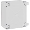 VidaXL Szafka sterownicza Szary 37 x 16,5 x 35 cm Plastik ABS