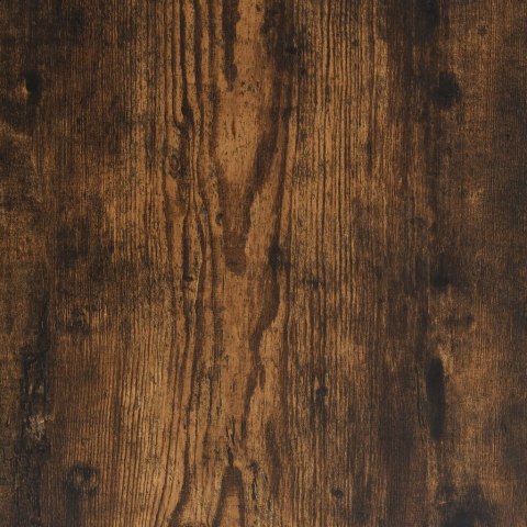 VidaXL Witryna, przydymiony dąb, 60x8,5x58 cm, materiał drewnopochodny