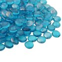 VidaXL Kleks szklany 17-19 mm Niebieski aqua Szkło