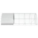 VidaXL Kurnik srebrny 600 x 300 x 200 cm Stal ocynkowana