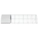 VidaXL Kurnik srebrny 800 x 300 x 200 cm Stal ocynkowana