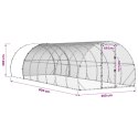 VidaXL Kurnik srebrny 800 x 300 x 200 cm Stal ocynkowana