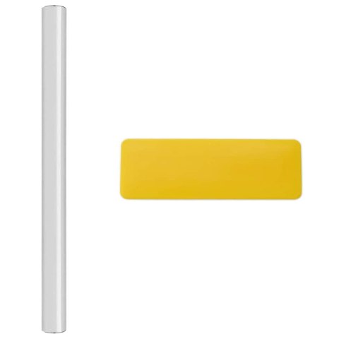 VidaXL Lustro samoprzylepne 45 x 100 cm 2 szt. srebrny PET
