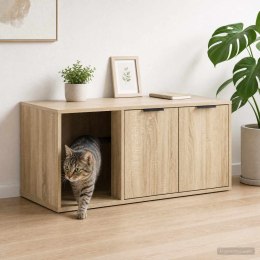 VidaXL Meble dla kota dąb Sonoma 100 x 49 x 45 cm Drewno inżynieryjne
