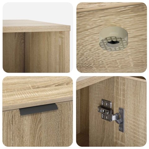 VidaXL Meble dla kota dąb Sonoma 100 x 49 x 45 cm Drewno inżynieryjne