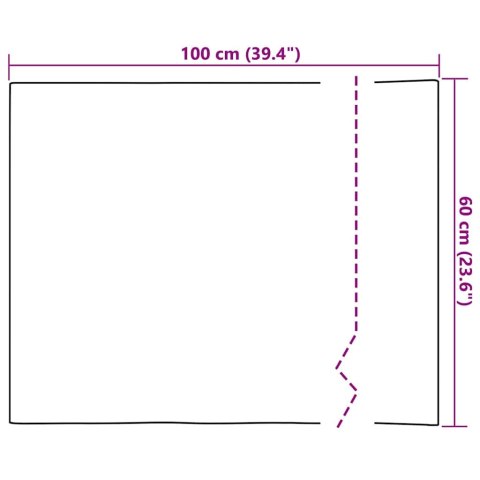 VidaXL Samoprzylepna folia lustrzana 60 x 100 cm 2 szt. srebrny PET