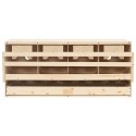 VidaXL Gniazdo dla kur, 4 przegrody, 106x40x45 cm, lite drewno sosnowe