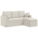 VidaXL Sofa Kremowy 178 x 134 x 80 cm Aksamit
