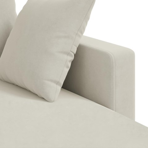 VidaXL Sofa Kremowy 178 x 134 x 80 cm Aksamit