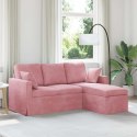 VidaXL Sofa Różowy 178 x 134 x 80 cm Aksamit