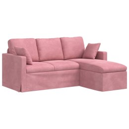 VidaXL Sofa Różowy 178 x 134 x 80 cm Aksamit