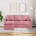 VidaXL Sofa Różowy 178 x 134 x 80 cm Aksamit