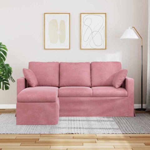 VidaXL Sofa Różowy 178 x 134 x 80 cm Aksamit