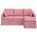 VidaXL Sofa Różowy 178 x 134 x 80 cm Aksamit