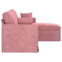 VidaXL Sofa Różowy 178 x 134 x 80 cm Aksamit