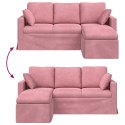 VidaXL Sofa Różowy 178 x 134 x 80 cm Aksamit