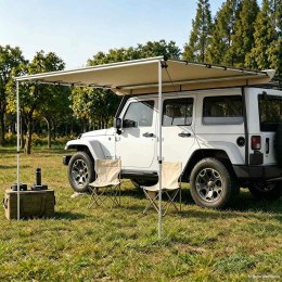 VidaXL Zadaszenie do kampera, 3,6 x 3 x 2,15 m, beżowe