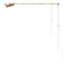 VidaXL Zadaszenie do kampera, 3,6 x 3 x 2,15 m, beżowe