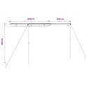 VidaXL Zadaszenie do kampera, 4 x 3 x 2,15 m, beżowe